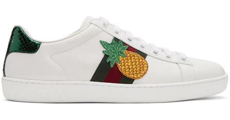 gucci ace sneaker patches pineapple|gucci ace shoes customer service.